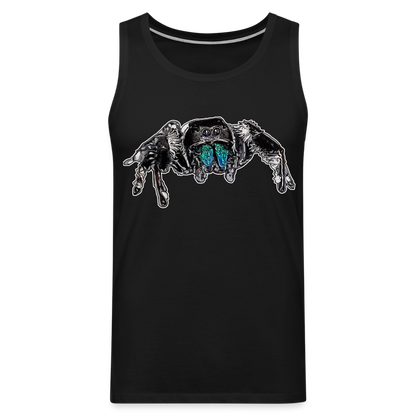 Männer Tank Top Phidippus regius Everglades male - Schwarz