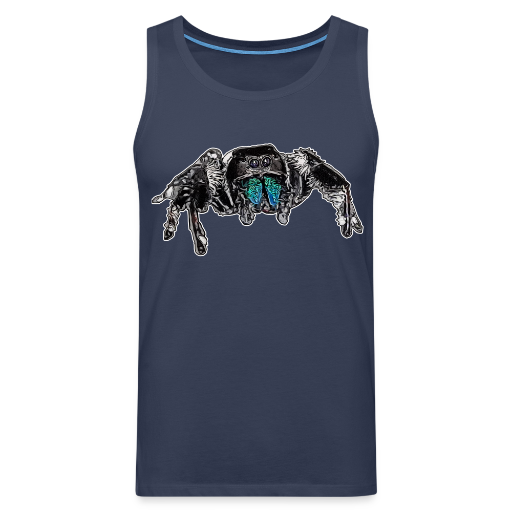 Männer Tank Top Phidippus regius Everglades male - Navy