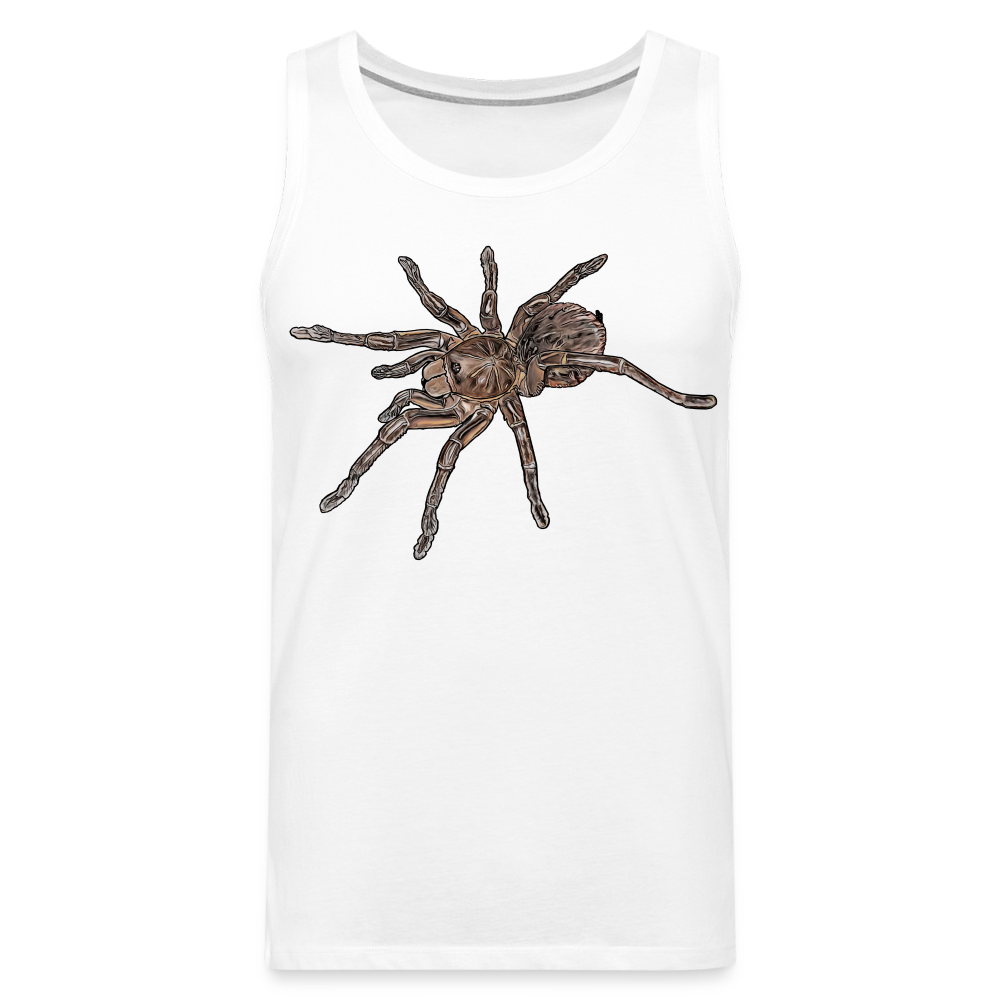 Männer Tank Top Theraphosa stirmi juvenile - weiß