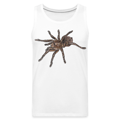 Männer Tank Top Theraphosa stirmi juvenile - weiß