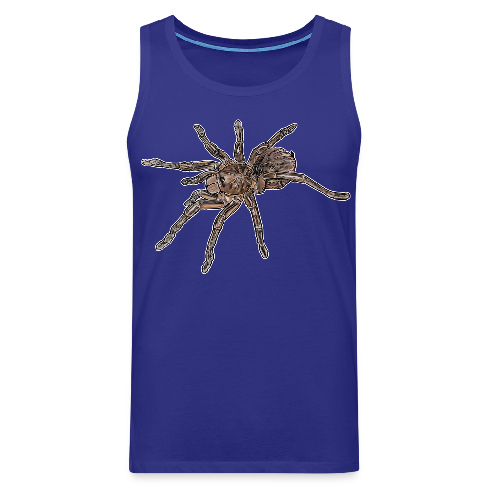 Männer Tank Top Theraphosa stirmi juvenile - Königsblau