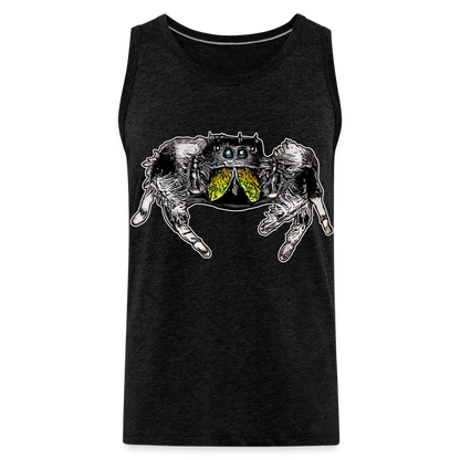 Männer Tank Top Phidippus regius Rastafari male - Anthrazit