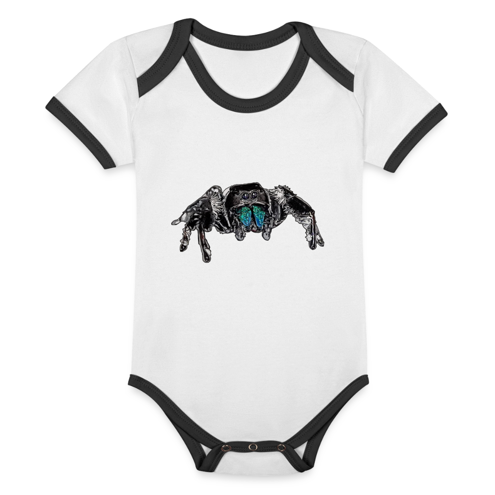 Baby Kontrastbody kurz Phidippus regius Everglades male - Weiß/Schwarz