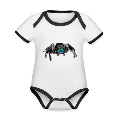 Baby Kontrastbody kurz Phidippus regius Everglades male - Weiß/Schwarz