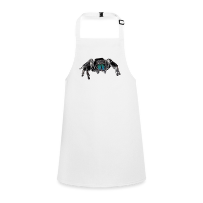 Kinder Kochschürze Phidippus regius Everglades male - weiß