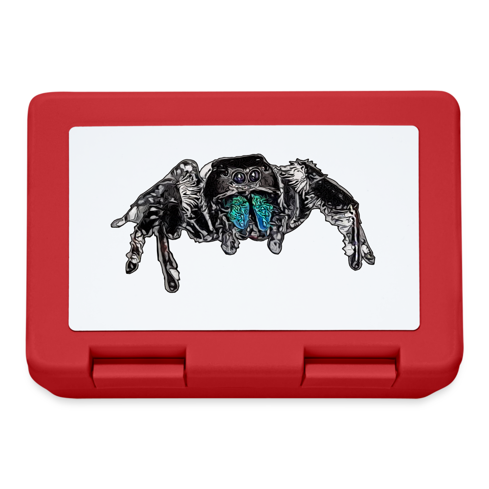 Lunchbox Phidippus regius Everglades male - Rot