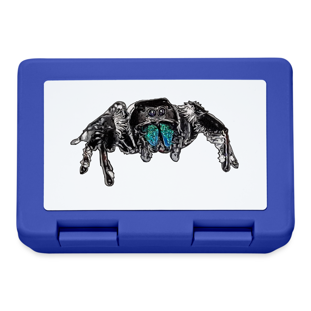 Lunchbox Phidippus regius Everglades male - Royalblau