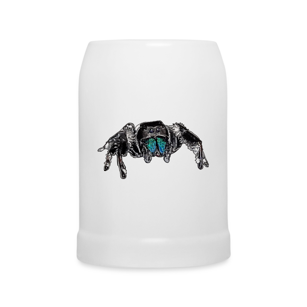 Bierkrug Phidippus regius Everglades male - weiß