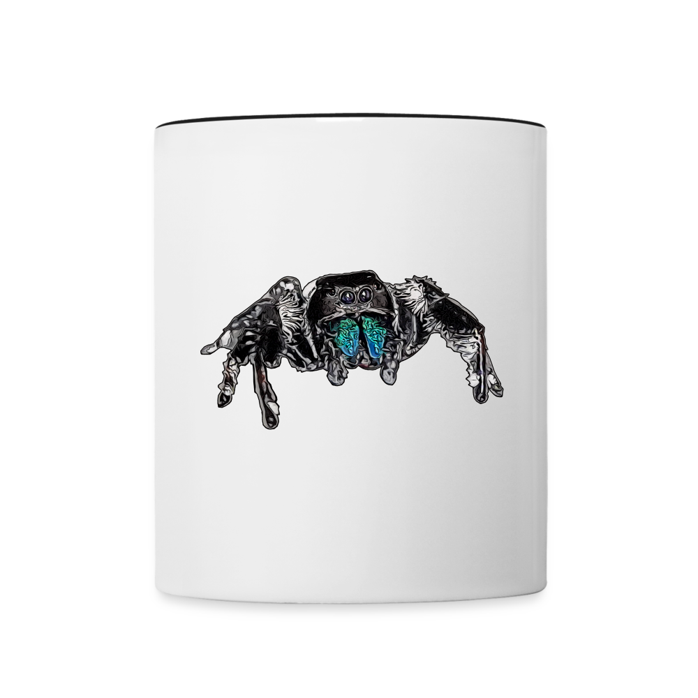 Tasse farbig Phidippus regius Everglades male - Weiß/Schwarz