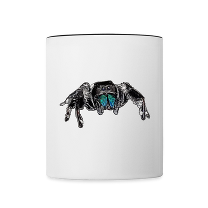 Tasse farbig Phidippus regius Everglades male - Weiß/Schwarz