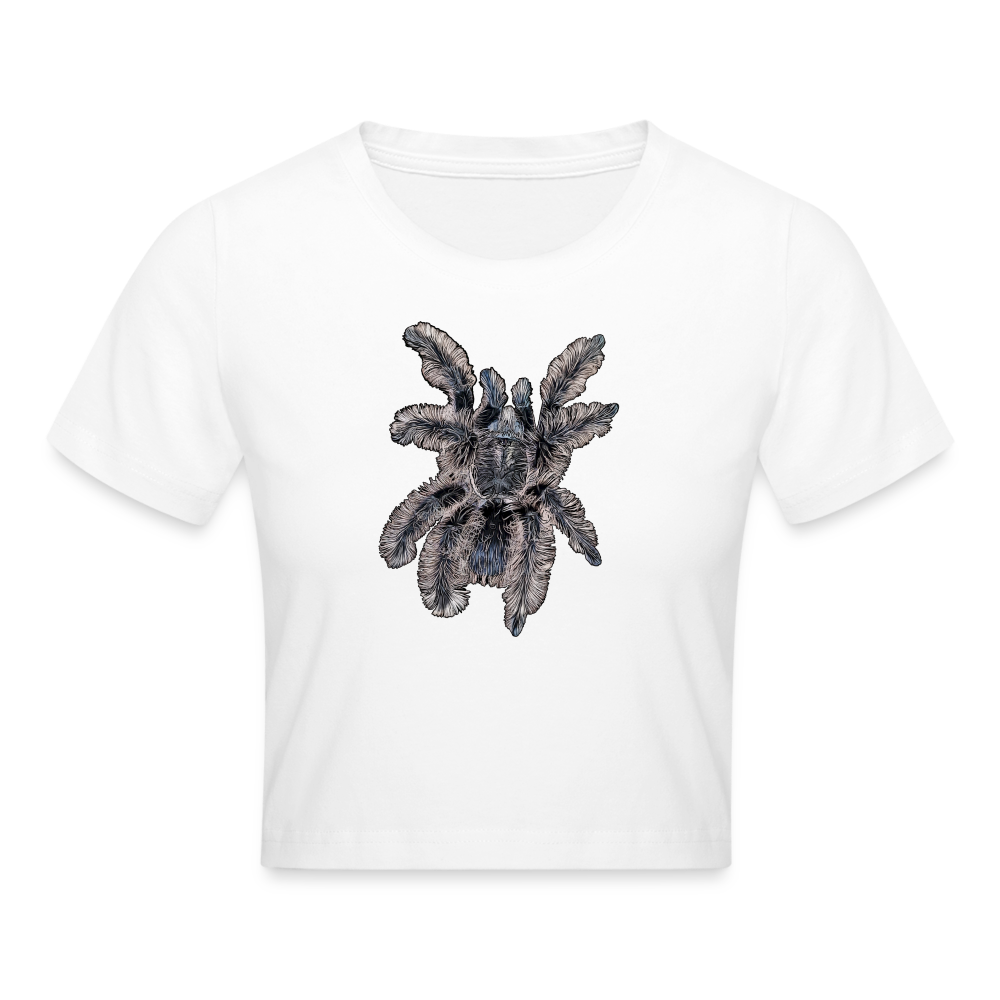 Crop T-Shirt Tliltocatl albopilosus - weiß