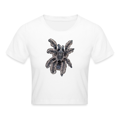 Crop T-Shirt Tliltocatl albopilosus - weiß