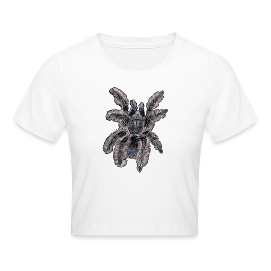 Crop T-Shirt Tliltocatl albopilosus - weiß