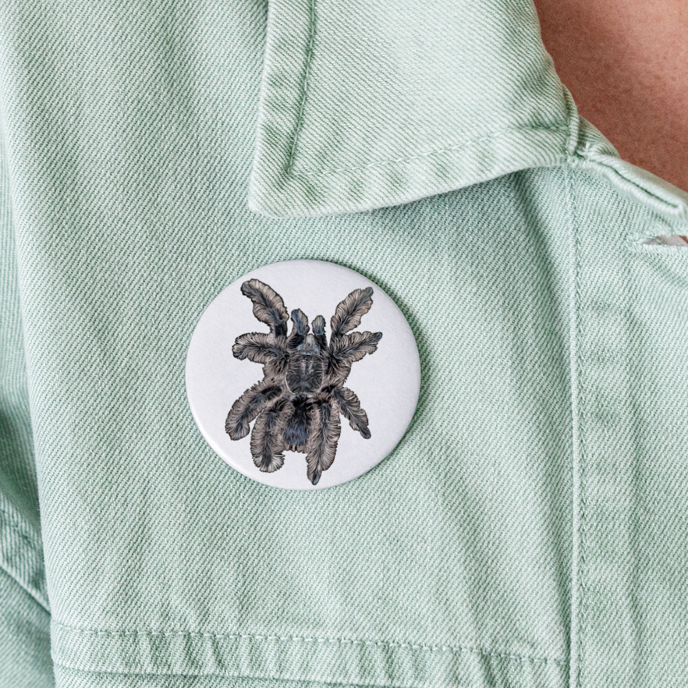 Buttons groß 56 mm (5er Pack) Tliltocatl albopilosus - weiß