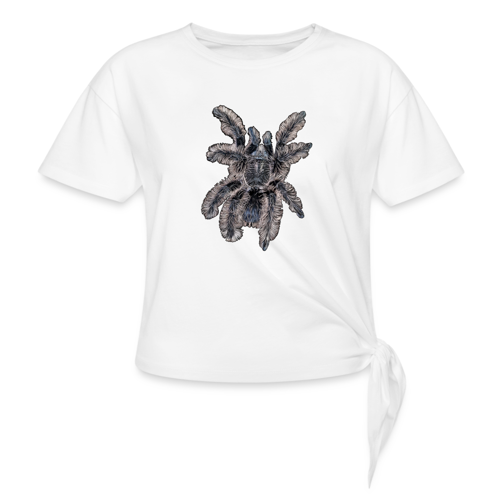 Frauen Knotenshirt Tliltocatl albopilosus - weiß