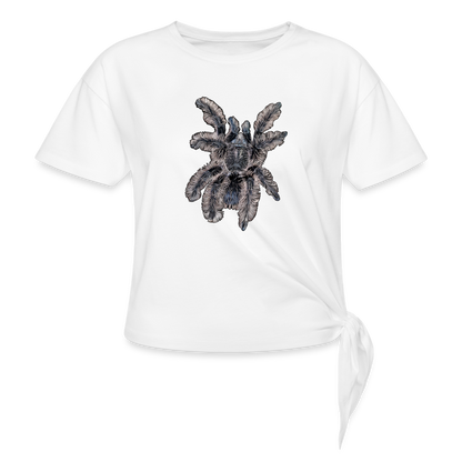 Frauen Knotenshirt Tliltocatl albopilosus - weiß