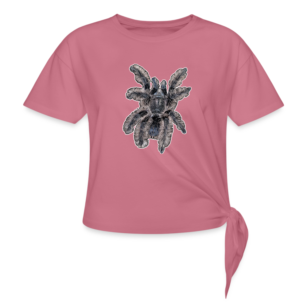 Frauen Knotenshirt Tliltocatl albopilosus - Malve