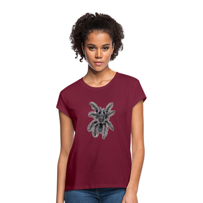 Frauen Oversized T-Shirt Tliltocatl albopilosus - Bordeaux