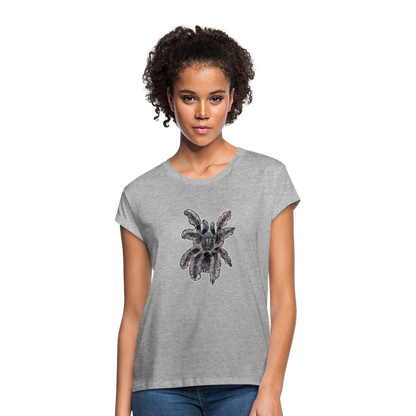 Frauen Oversized T-Shirt Tliltocatl albopilosus - Grau meliert