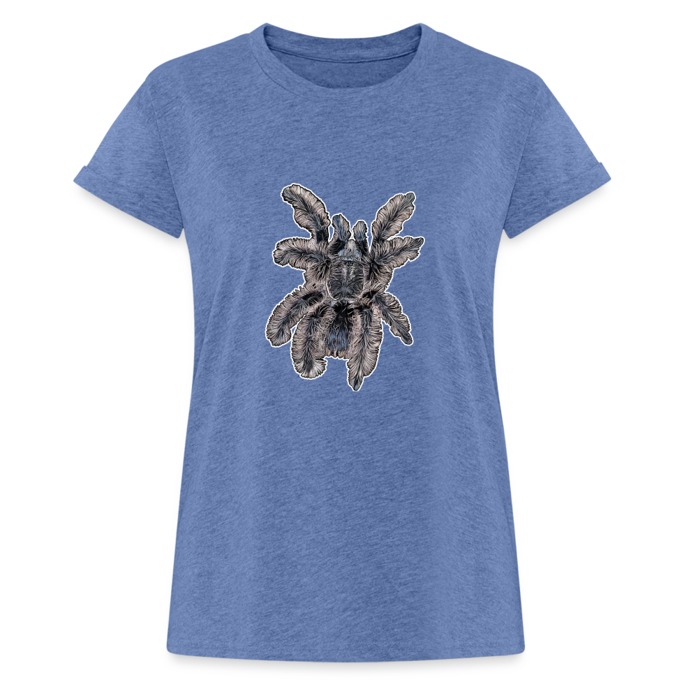 Frauen Oversized T-Shirt Tliltocatl albopilosus - Denim meliert