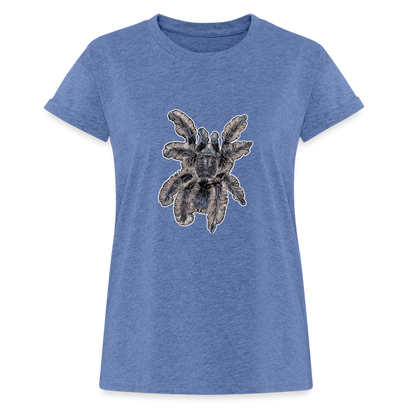 Frauen Oversized T-Shirt Tliltocatl albopilosus - Denim meliert