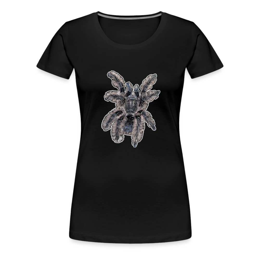 Frauen Basic T-Shirt Tliltocatl albopilosus - Schwarz