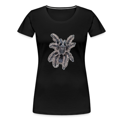 Frauen Basic T-Shirt Tliltocatl albopilosus - Schwarz