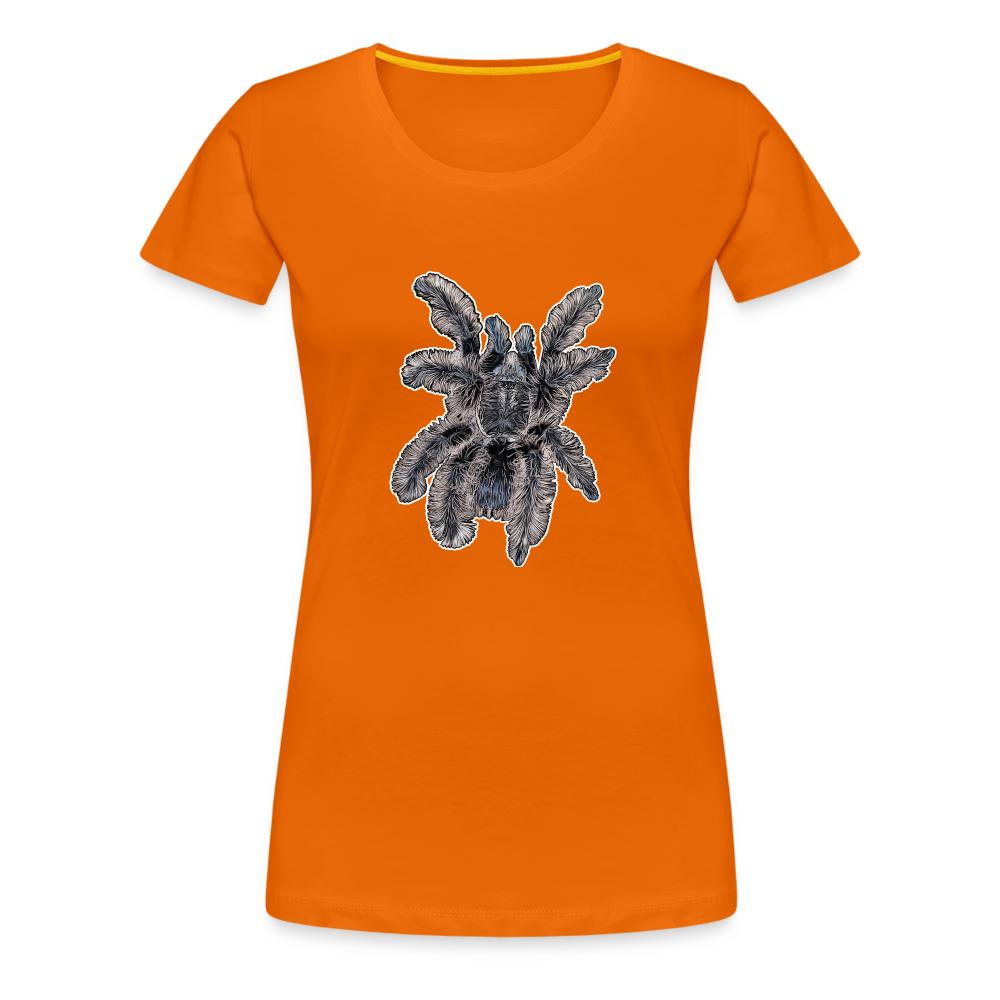 Frauen Basic T-Shirt Tliltocatl albopilosus - Orange