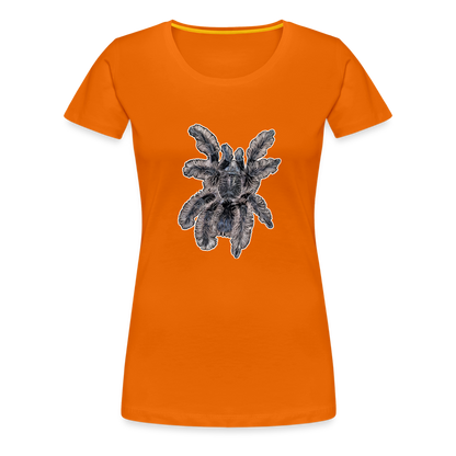 Frauen Basic T-Shirt Tliltocatl albopilosus - Orange
