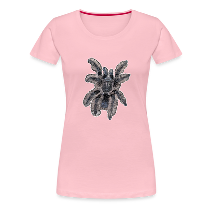 Frauen Basic T-Shirt Tliltocatl albopilosus - Hellrosa