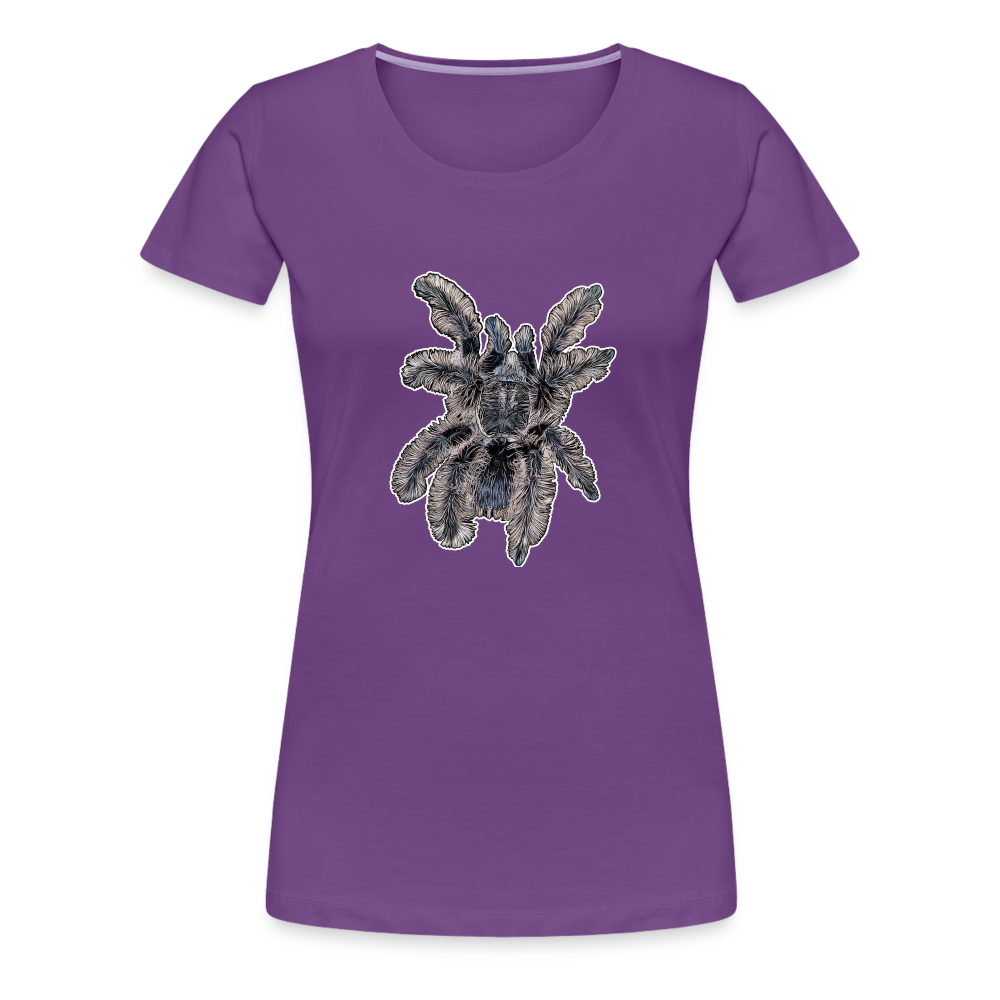 Frauen Basic T-Shirt Tliltocatl albopilosus - Lila