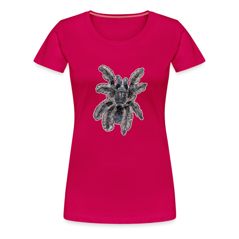 Frauen Basic T-Shirt Tliltocatl albopilosus - dunkles Pink