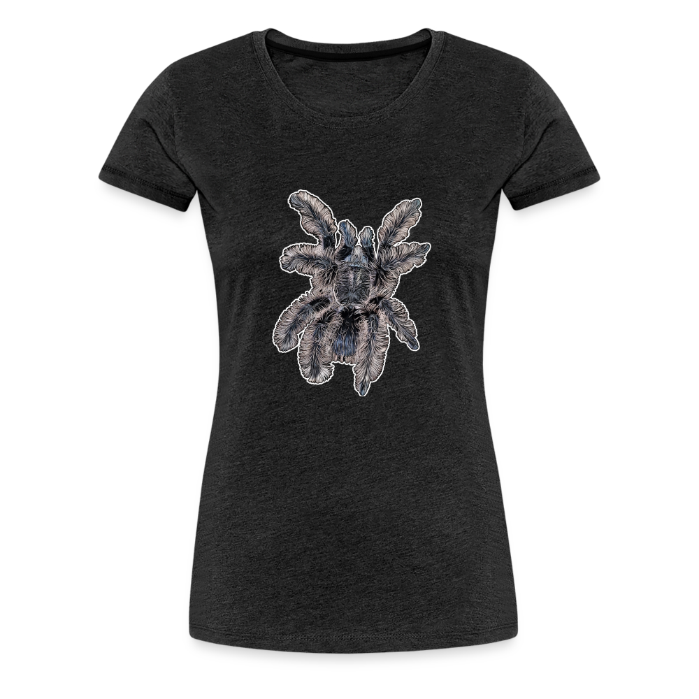 Frauen Basic T-Shirt Tliltocatl albopilosus - Anthrazit