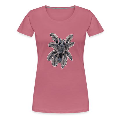 Frauen Basic T-Shirt Tliltocatl albopilosus - Malve