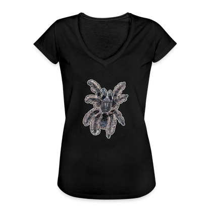 Frauen Vintage T-Shirt Tliltocatl albopilosus - Schwarz