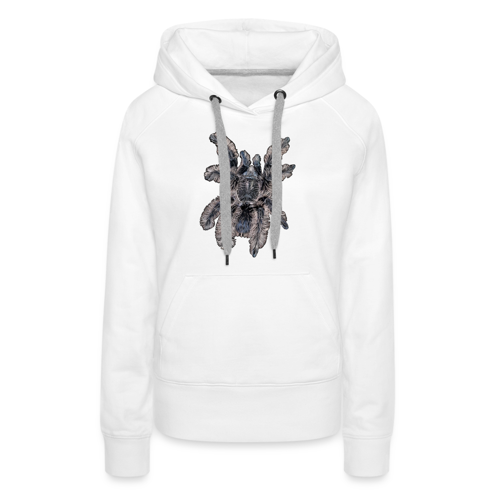Frauen Hoodie Tliltocatl albopilosus - weiß