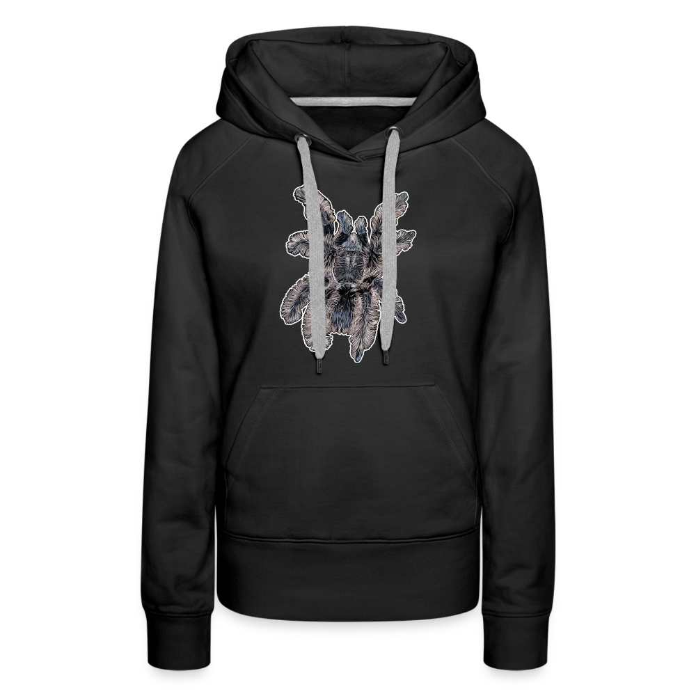 Frauen Hoodie Tliltocatl albopilosus - Schwarz