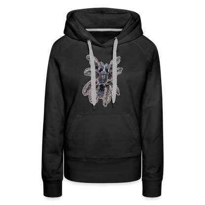 Frauen Hoodie Tliltocatl albopilosus - Schwarz