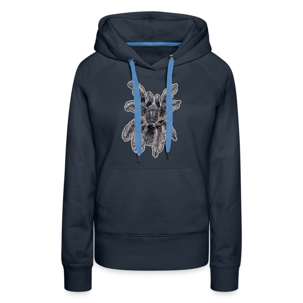 Frauen Hoodie Tliltocatl albopilosus - Navy