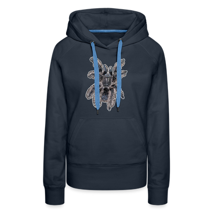 Frauen Hoodie Tliltocatl albopilosus - Navy