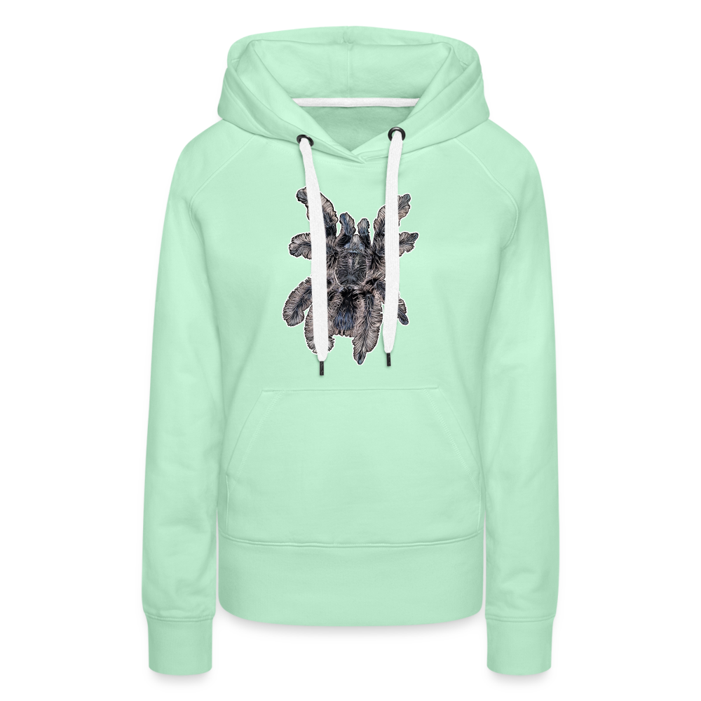 Frauen Hoodie Tliltocatl albopilosus - helles Mintgrün