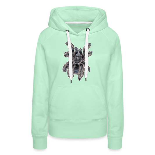 Frauen Hoodie Tliltocatl albopilosus - helles Mintgrün