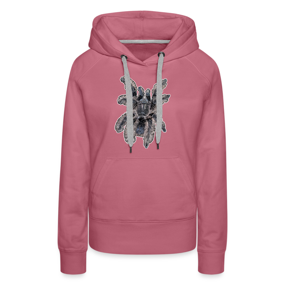 Frauen Hoodie Tliltocatl albopilosus - Malve
