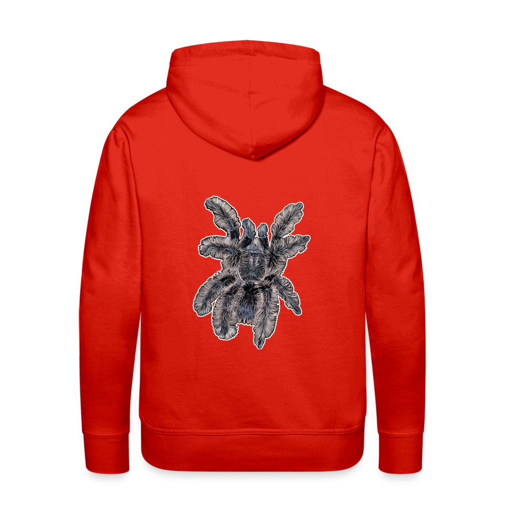 Männer Hoodie Tliltocatl albopilosus - Rot