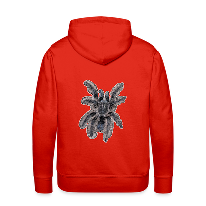 Männer Hoodie Tliltocatl albopilosus - Rot