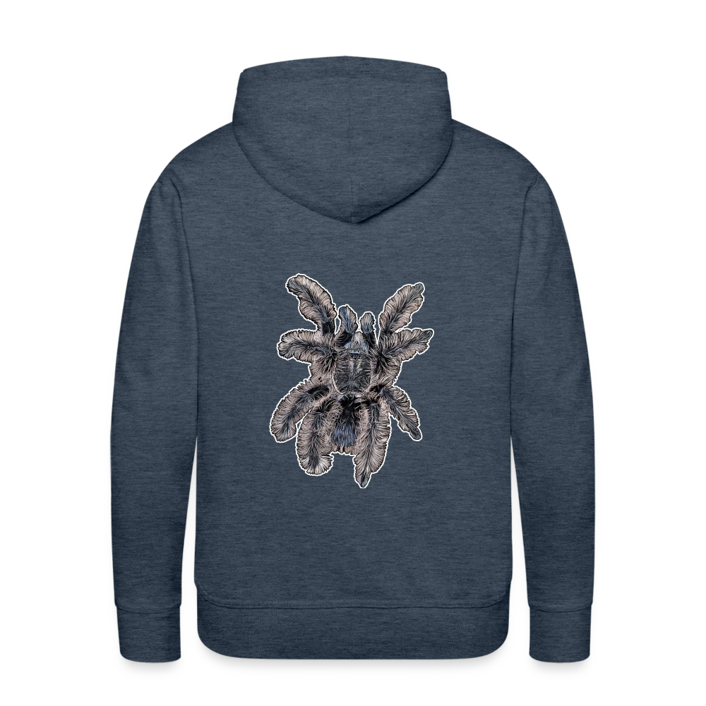 Männer Hoodie Tliltocatl albopilosus - Jeansblau