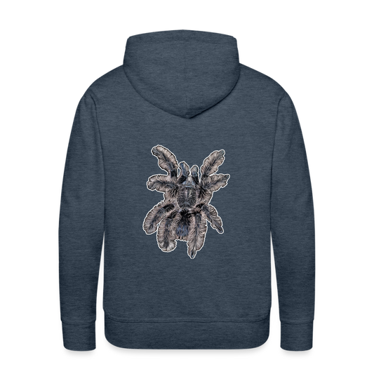 Männer Hoodie Tliltocatl albopilosus - Jeansblau