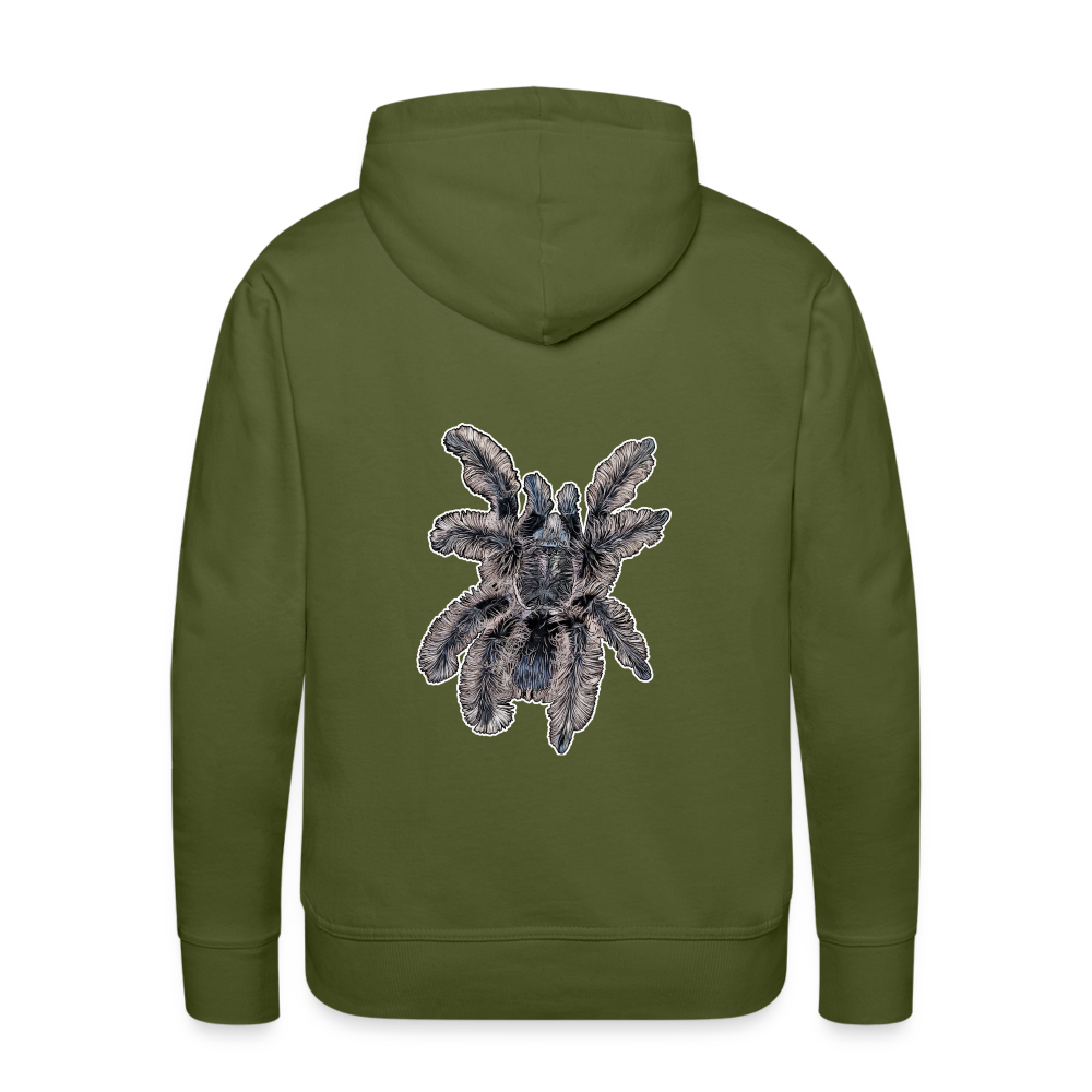 Männer Hoodie Tliltocatl albopilosus - Olivgrün
