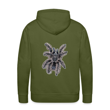 Männer Hoodie Tliltocatl albopilosus - Olivgrün