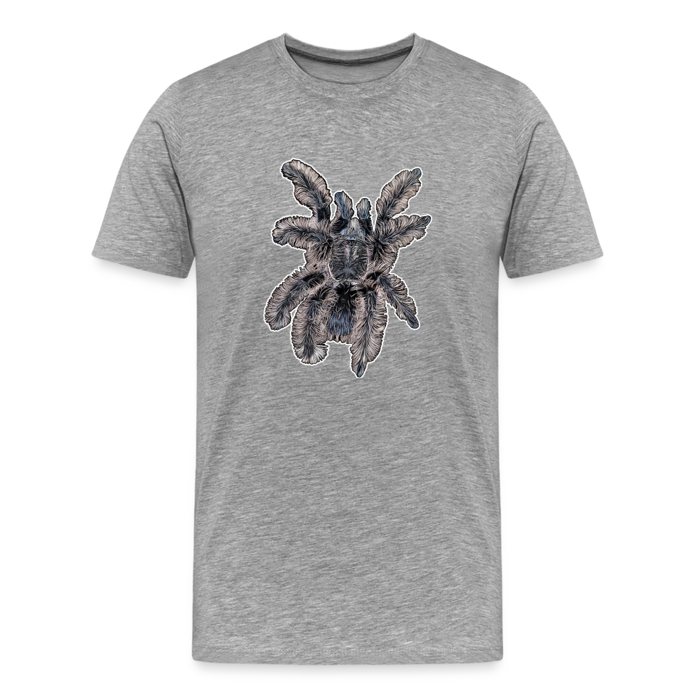 Männer Basic T-Shirt Tliltocatl albopilosus - Grau meliert